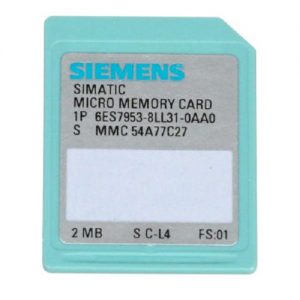 6ES7953-8LL31-0AA0 | Siemens | SIMATIC S7, Micro Memory Card P. S7-300/C7/ET 200, 2 MB